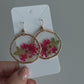 Round Floral Earrings