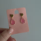 Small Teardrop Floral Earrings