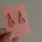 Small Teardrop Floral Earring