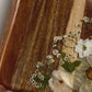 Square Wood Floral Tray