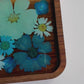 Small Rectangle Wood Floral Tray