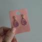 Small Teardrop Floral Earring