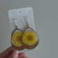 Large Teardrop Floral Earrings