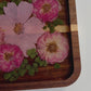 Small Rectangle Wood Floral Tray